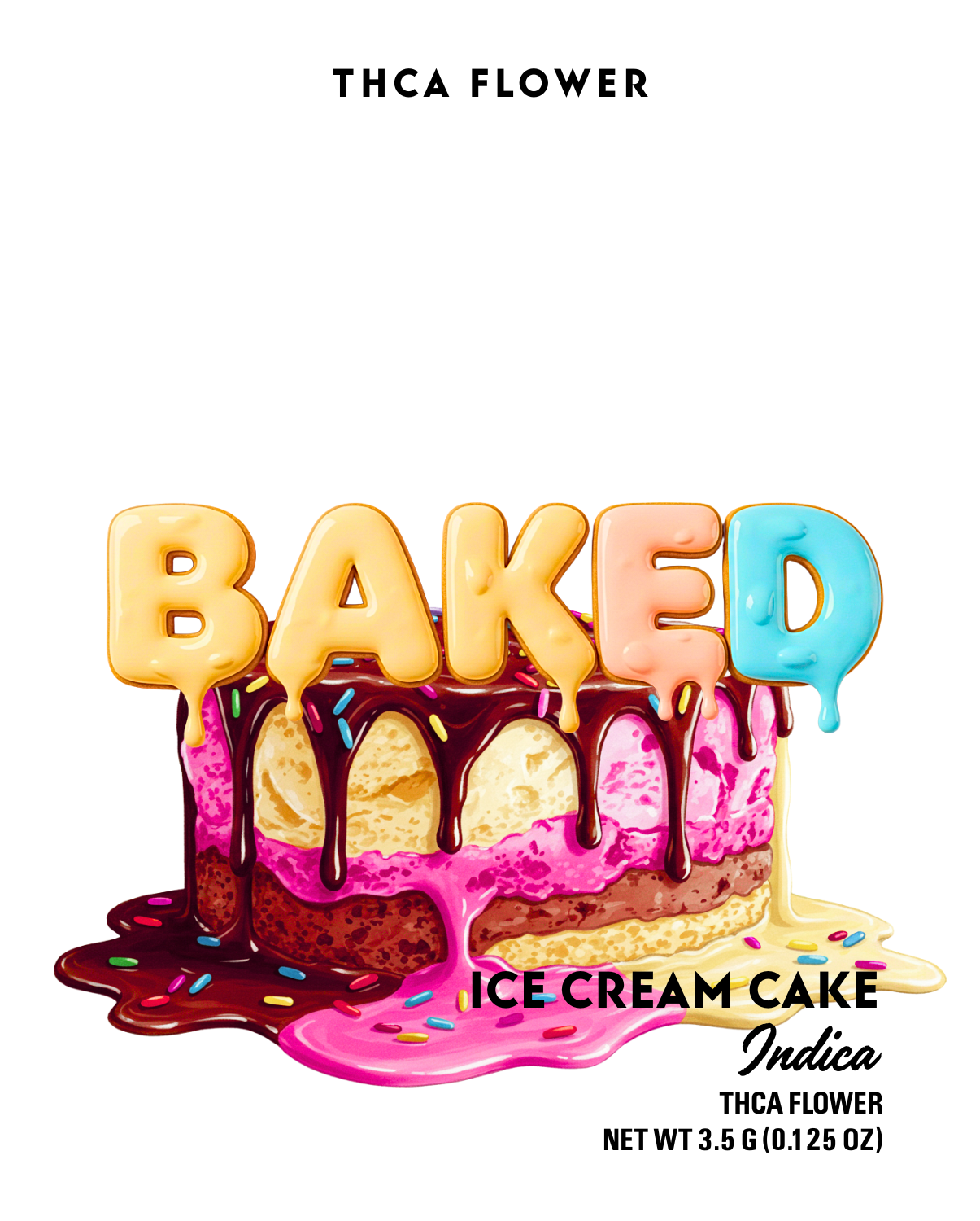 ICE CREAM CAKE THCA FLOUR